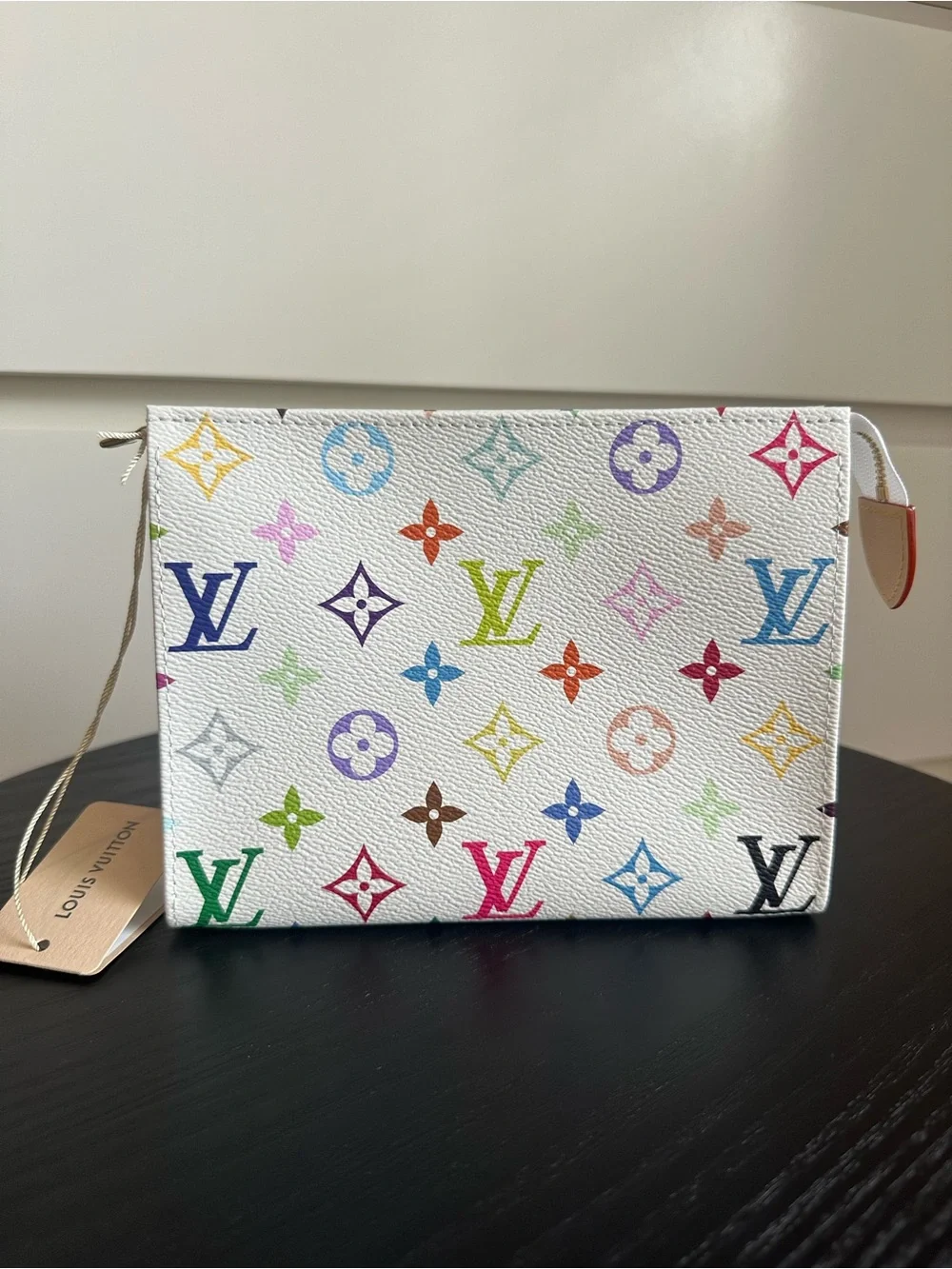 LV x TM Louis Vuitton x Murakami Multicolor Pochette Toilette MM 19